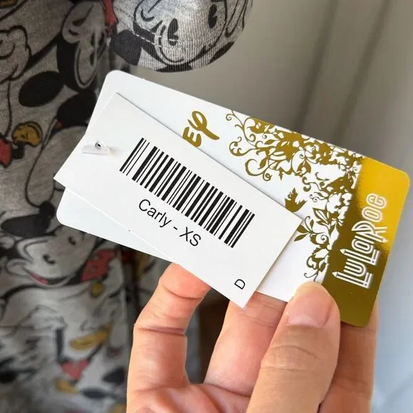 NWT Disney Mickey LuLaRoe Carly Dress XS - Picture 2 of 5